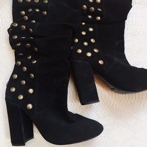 Schultz suede black boots